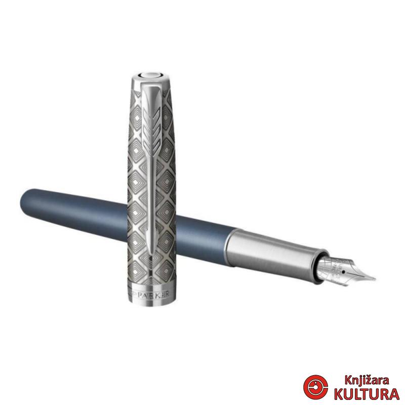 NALIV PERO PARKER SONNET METAL PLAVA CT 