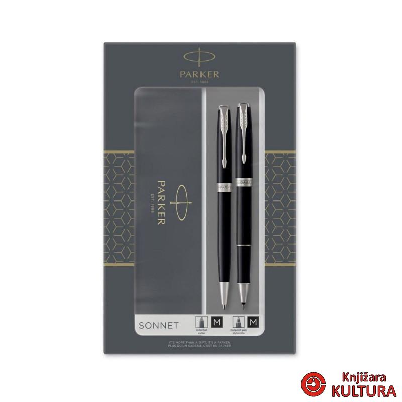 SET PARKER SONNET DUO (BP+RB) CRNO CT 