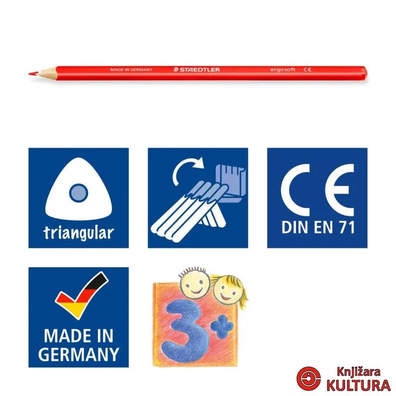 DRVENE BOJICE ERGO SOFT 1/12 