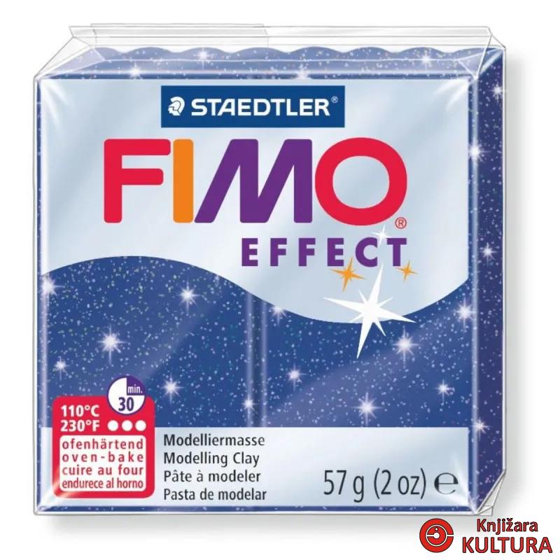 MASA ZA MOD. FIMO EFF. GLITTER PLAVA 