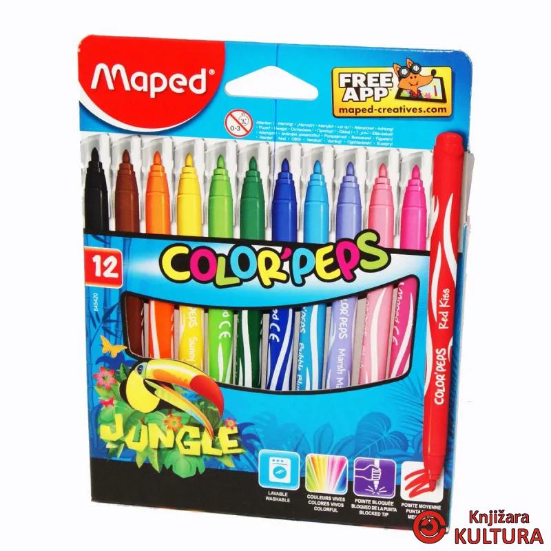 FLOMASTERI MAPED JUNGLE 12/1 