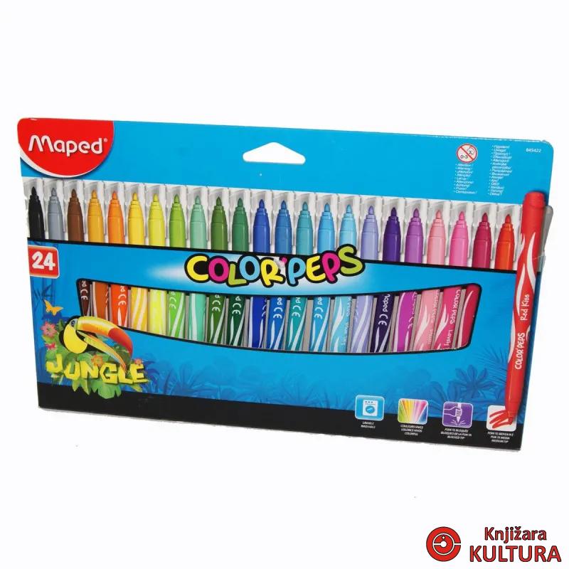 FLOMASTERI MAPED JUNGLE 24/1 