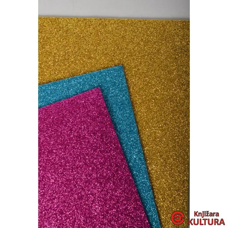 EVA PJENA GLITER A4 OLD GOLD 