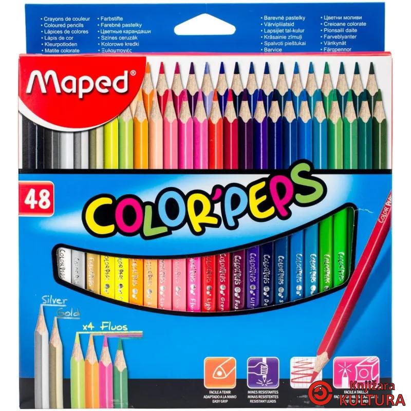DRV.BOJE MAPED COLOR PEPS 48/1 