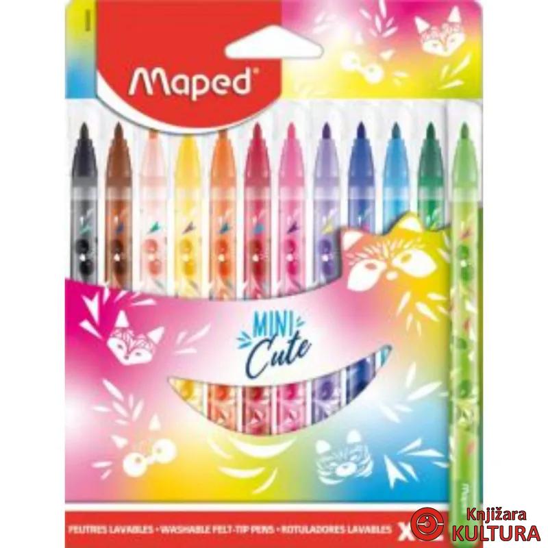 FLOMASTERI 12/1 MINI CUTE MAPED 