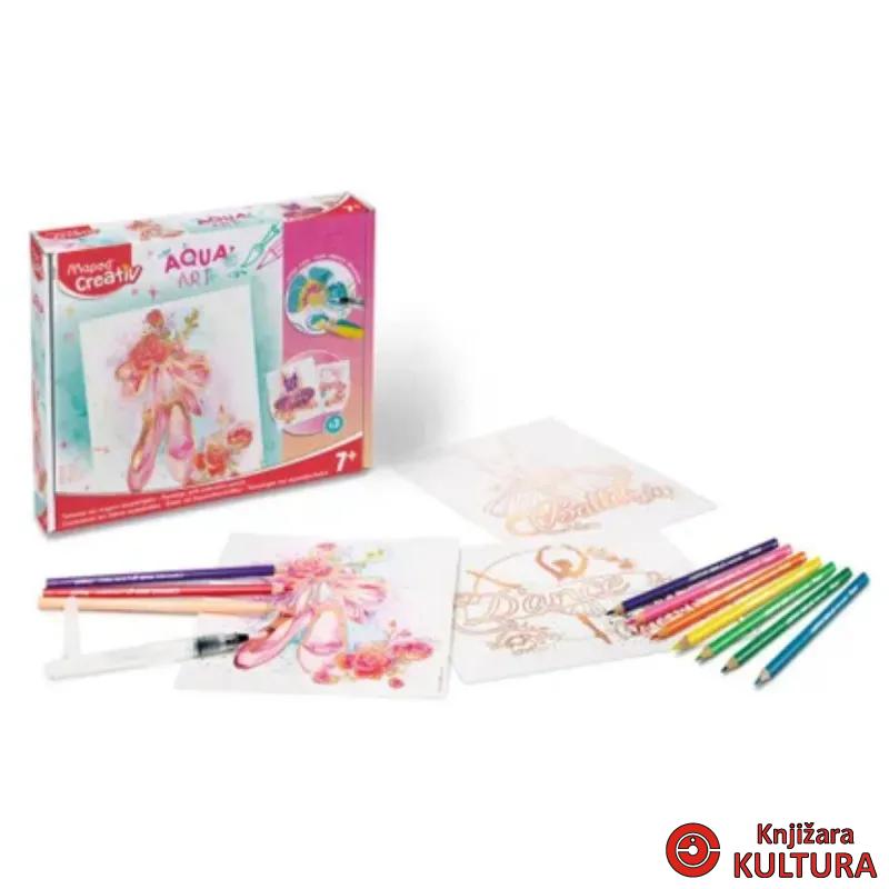 AQUARELL SET ZA BOJENJE DANCE MAPED 