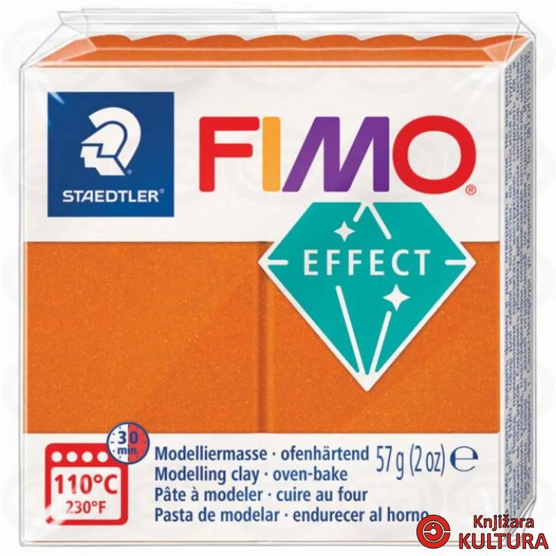 MASA ZA MOD.FIMO EFFECT METALLIC NARANDŽASTA 