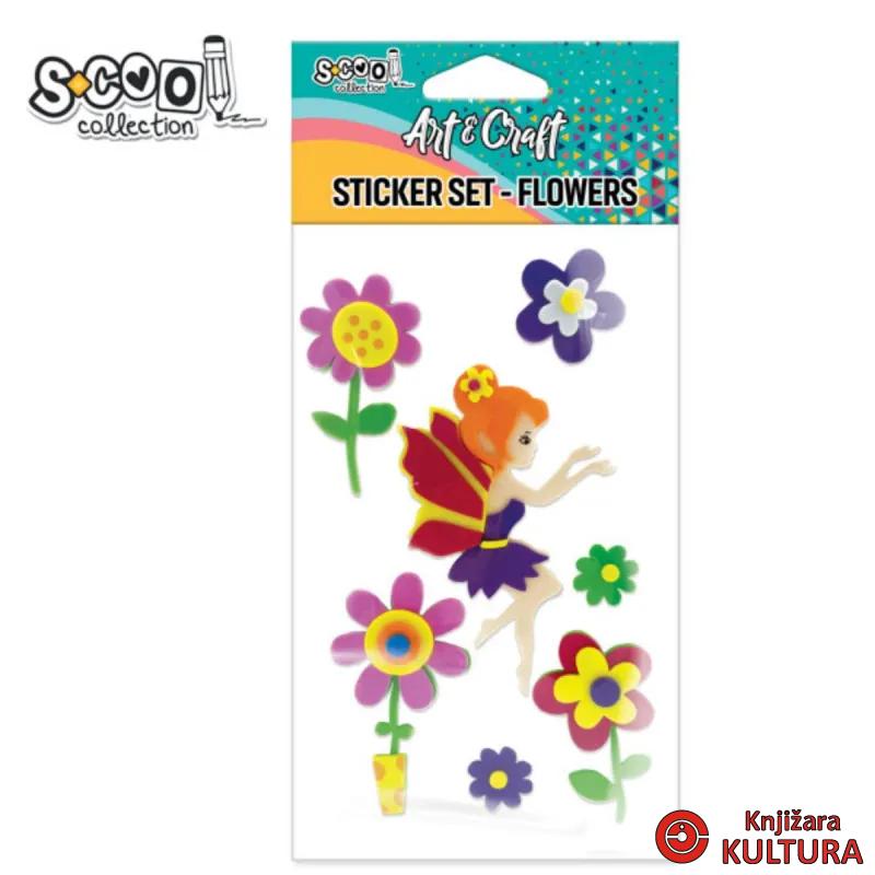 KRAFT UKRASNI STIKER 3D CVECE SC2801 