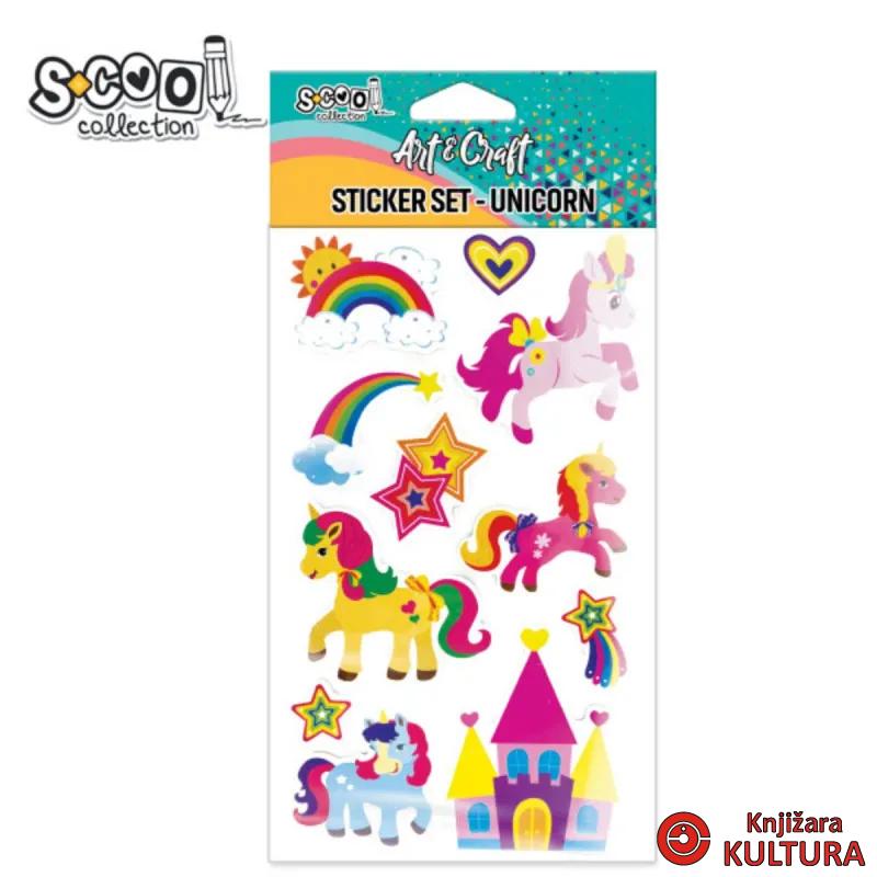 KRAFT UKRASNI STIKER 3D UNICORN SC2804 