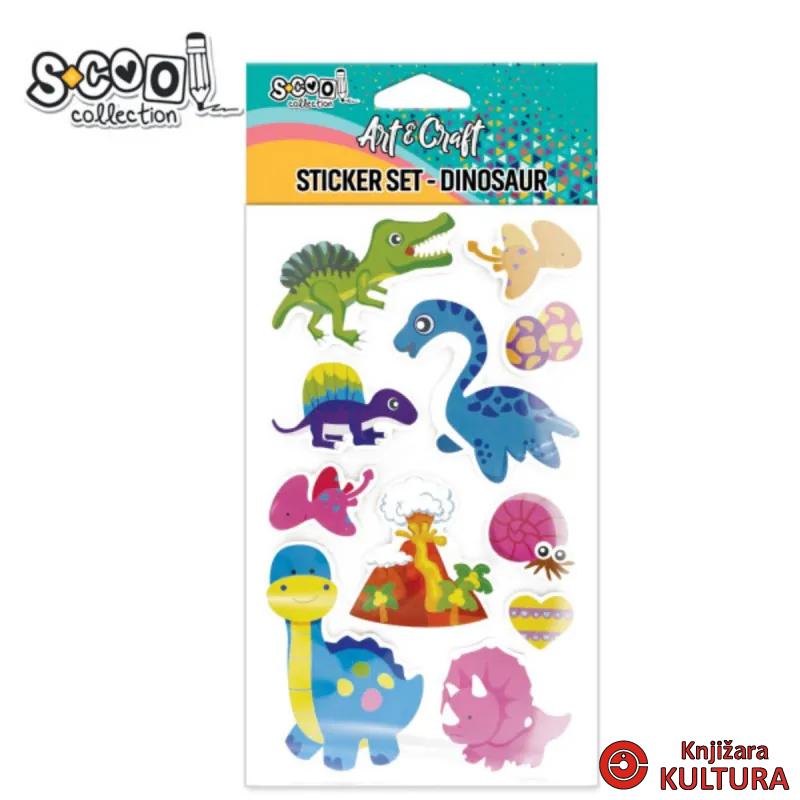 KRAFT UKRASNI STIKER 3D DINO SC2810 