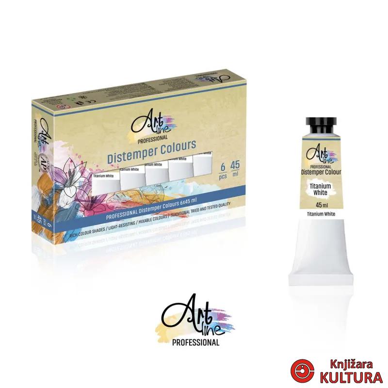 TEMPERA ARTLINE TITANIJUM BELA 45ML ART014 