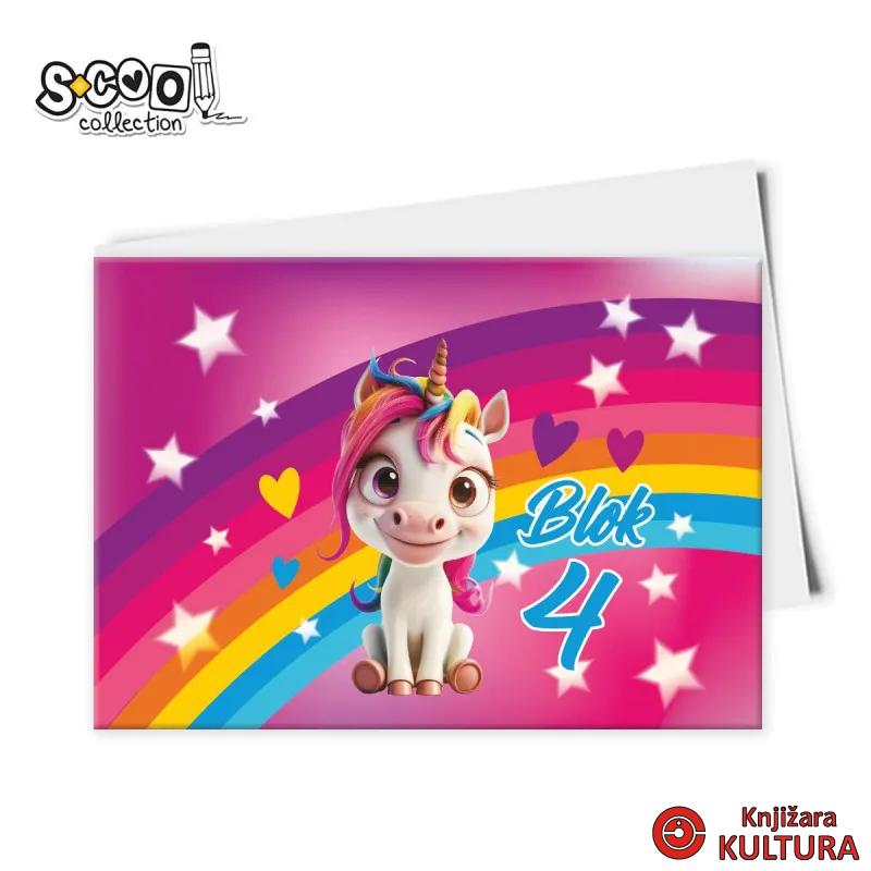 BLOK ZA CRTANJE GIRLS DESIGN No.4 350*250MM 10SHEETS 110GR 