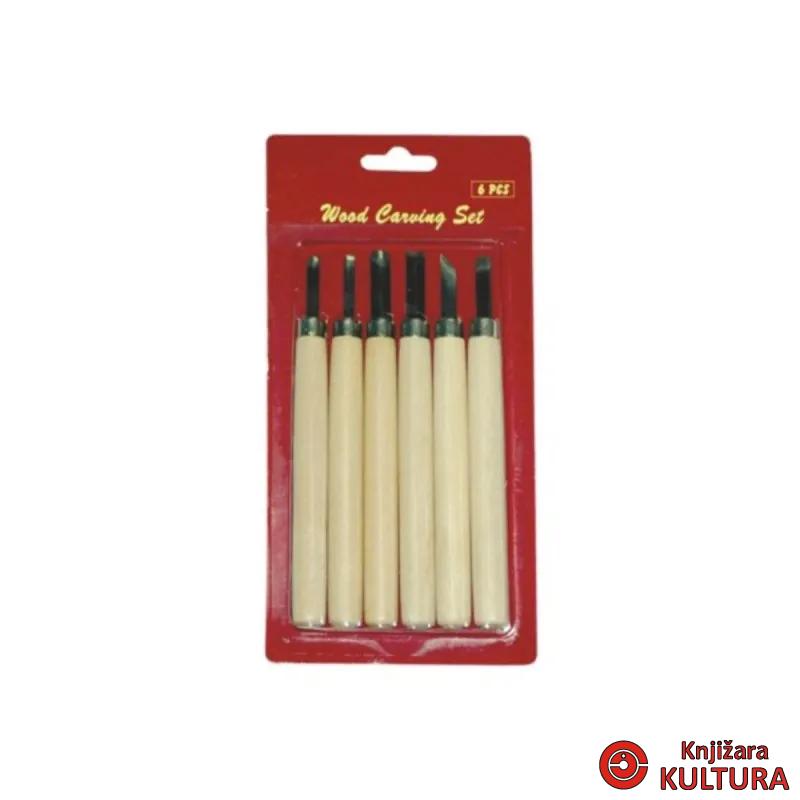 WOOD CARVING SET 1/6 