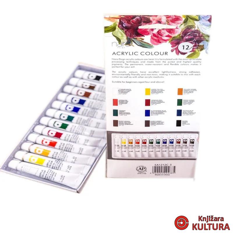 ACRILNE BOJE 12X12ml 