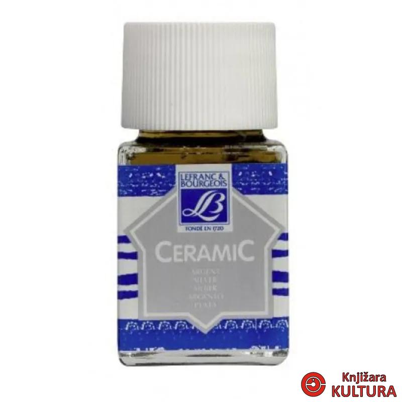 BOJA ZA KERAMIKU 50ml SILVER 