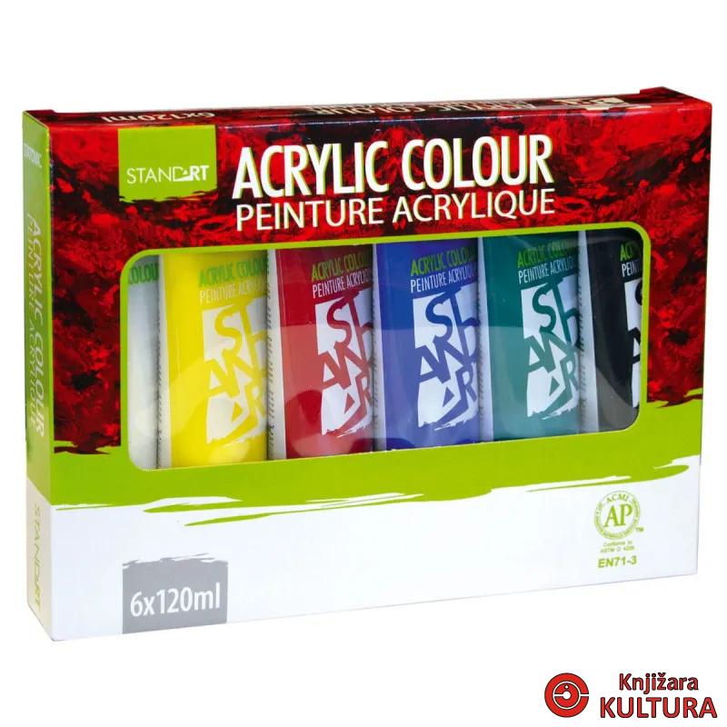 AKRILNA BOJA 6/1 120ml STANDARD 
