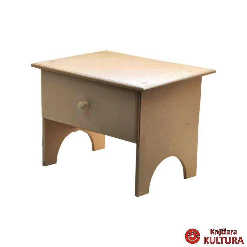MDF NOĆNI ORMARIĆ 40*30*30 