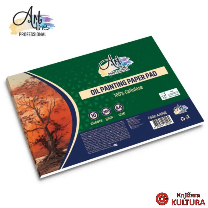 BLOK ZA ULJANE BOJE A4. 10L.300GSM. FSC. LANDSCAPE 