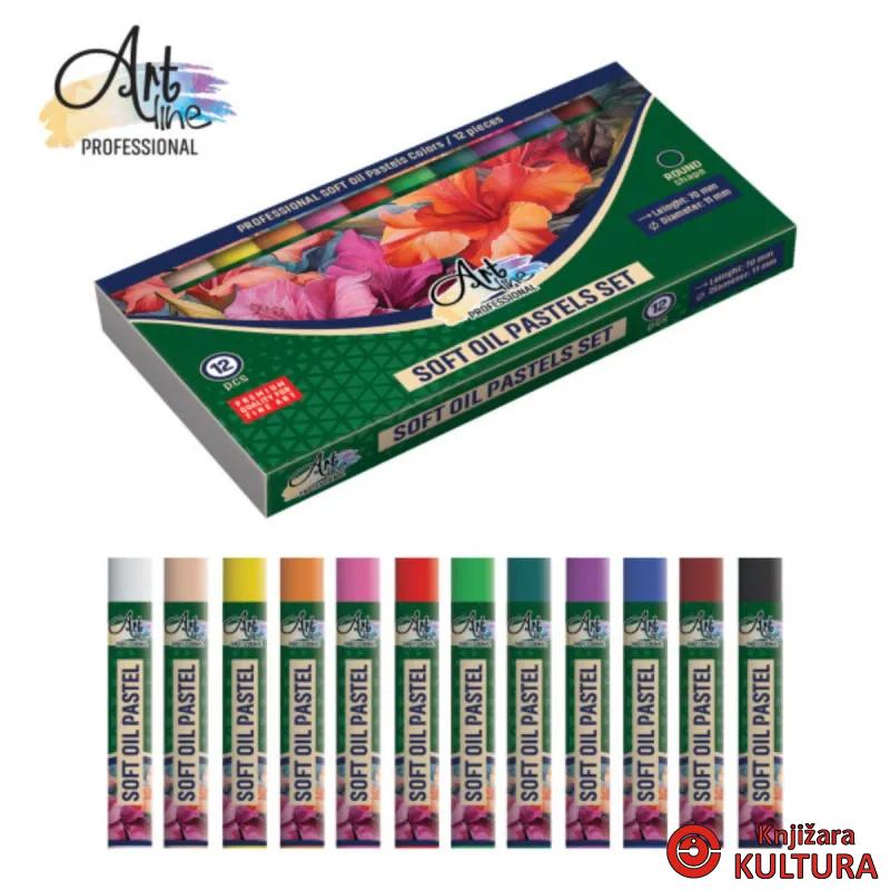 PASTELE UMETNIČKE ULJANE 12PCS FI11MM ART079 