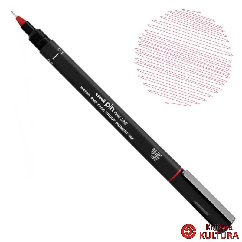 MARKER UNI PIN 01-200 RED 