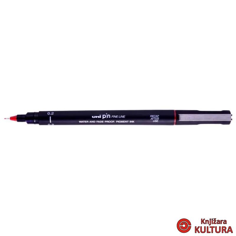 MARKER UNI PIN 02-200 RED 