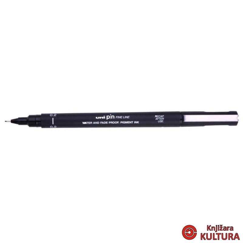MARKER UNI PIN 02-200 BLACK 