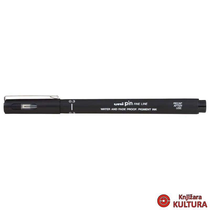 MARKER UNI PIN 03-200 BLACK 