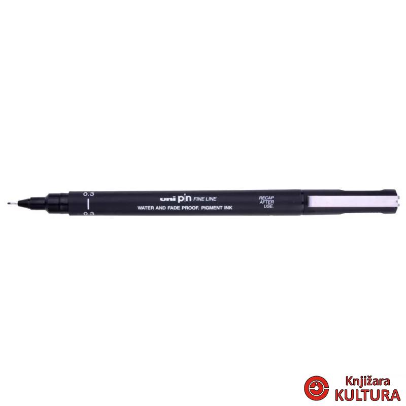 MARKER UNI PIN 03-200 BLACK 