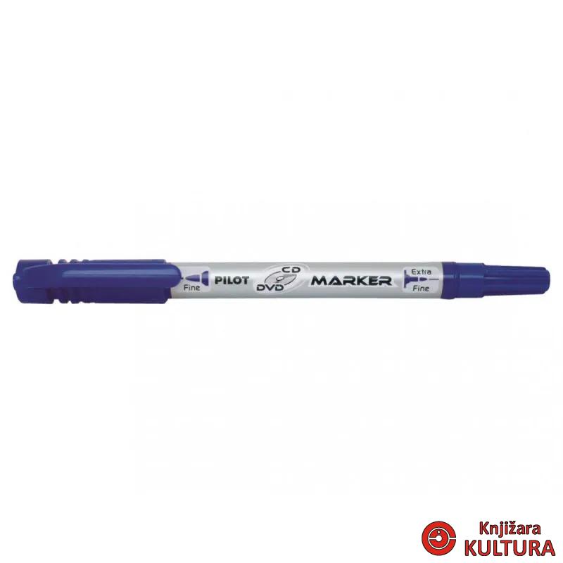 MARKER ZA CD PILOT TWIN PLAVI 