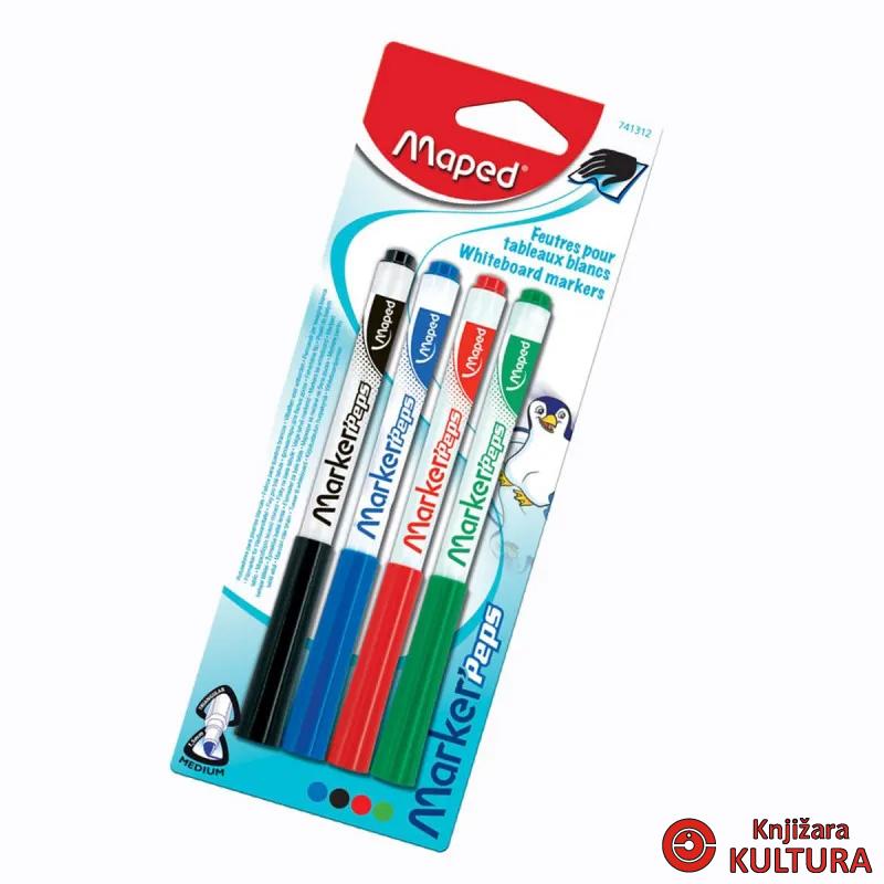 MARKER WHITEBOARD 4/1 MAPED 