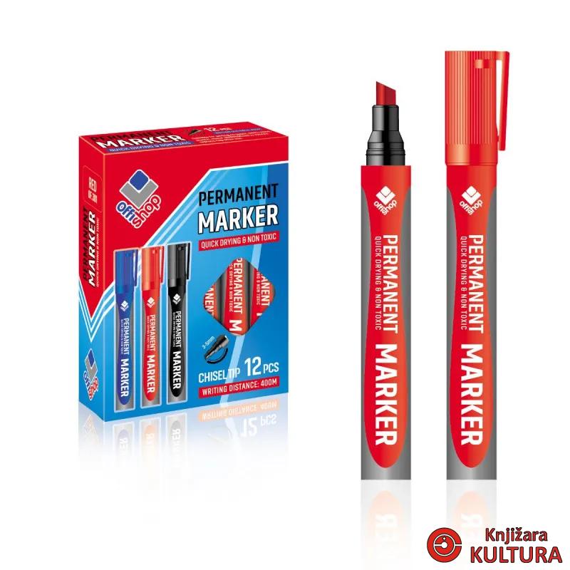 MARKER PERM.OFFISHOP KOSI CRVENI 