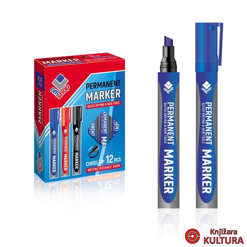 MARKER PERM.OFFISHOP KOSI PLAVI 