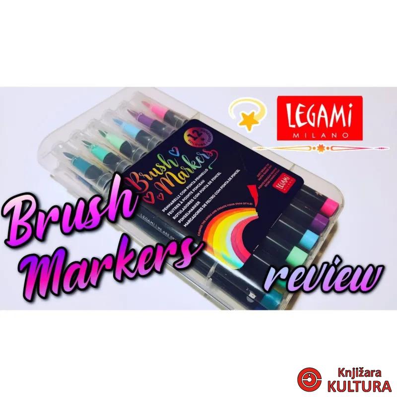 MARKERI 12/1 BRUSH MARKERS MULTICOLOR 