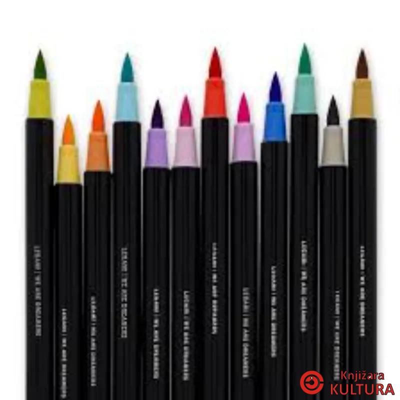 MARKERI BRUSH 12/1 PASTEL COLOURS 
