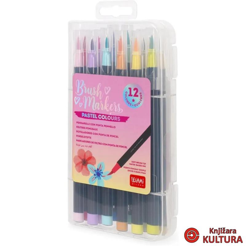 MARKERI BRUSH 12/1 PASTEL COLOURS 