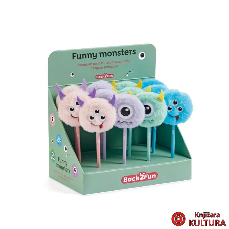 GRAFITNA OLOVKA POMPOM MONSTER B2F 