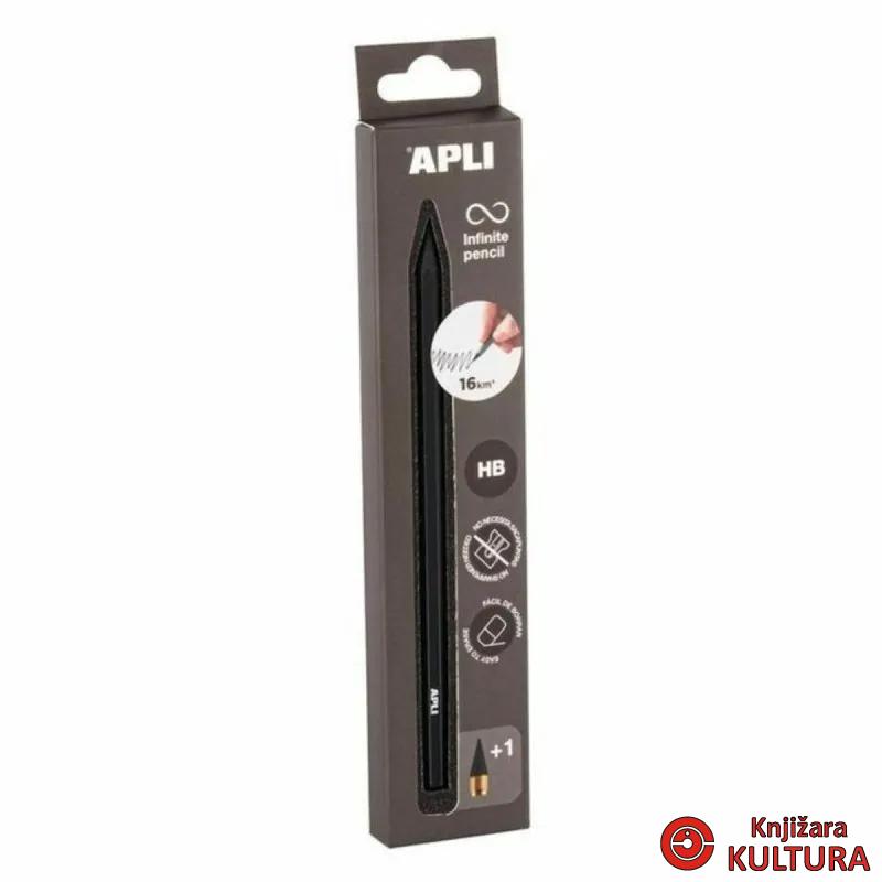 B. INFINITE PENCIL HB BLACK COLOR 1U 