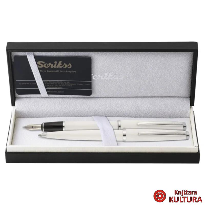SET PISAĆI HO+NP BIJELO VINTAGE 33 SCRIKSS 