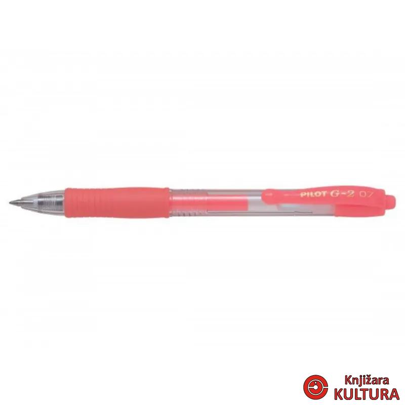 ROLER PILOT G2 0.7 NEON RED 