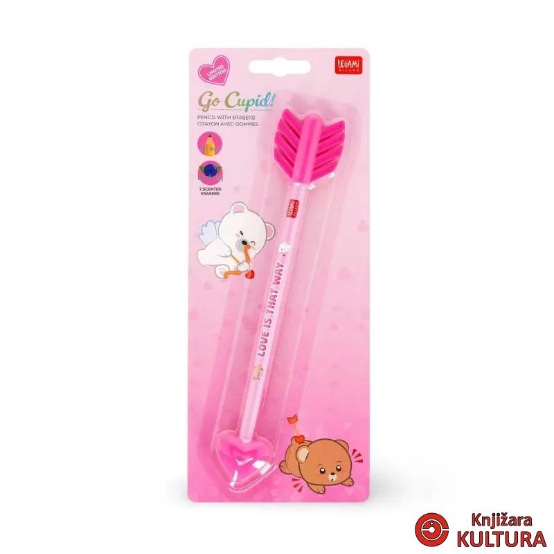 OLOVKA SA 2 MIRISNE GUMICE -GO CUPID! - ARROW 