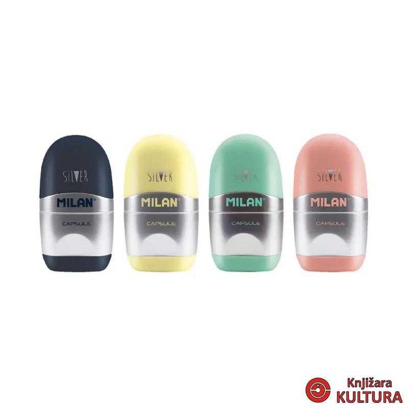 REZAČ+GUM.MILAN SILVER 4714112 