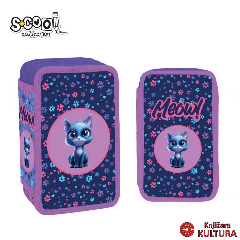 PERNICA 3 ZIPA PUNA 20*14*6.5CM MEOW 