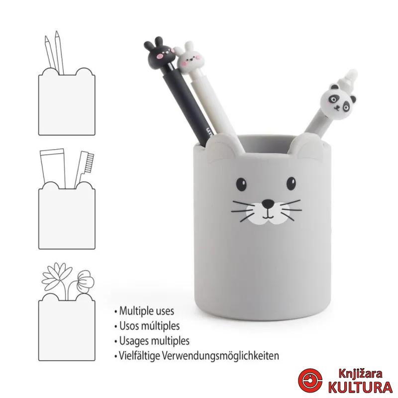 ČAŠA ZA OLOVKE SILIKONSKA B2F MOUSE 13353