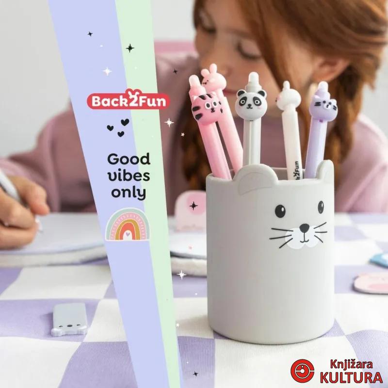 ČAŠA ZA OLOVKE SILIKONSKA B2F MOUSE 13353