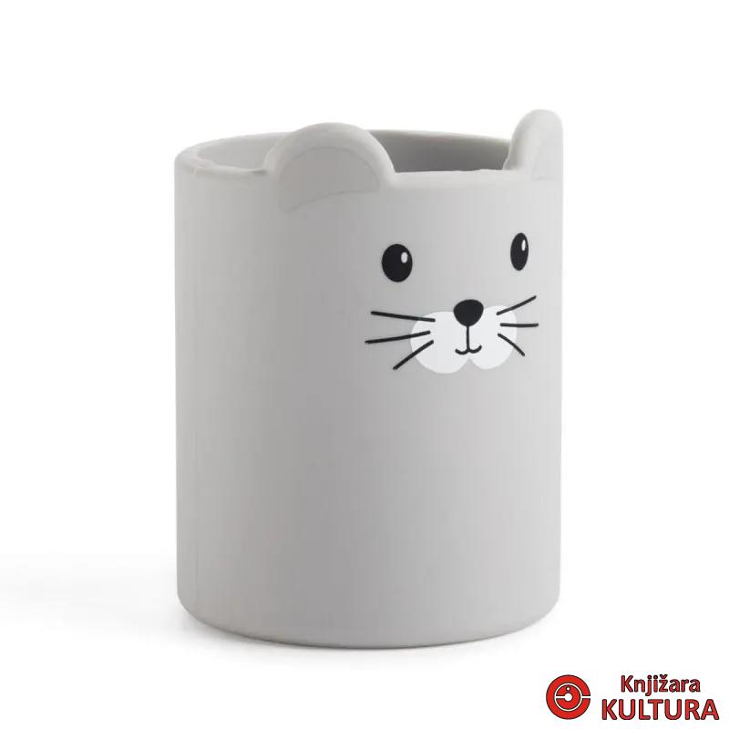 ČAŠA ZA OLOVKE SILIKONSKA B2F MOUSE 13353