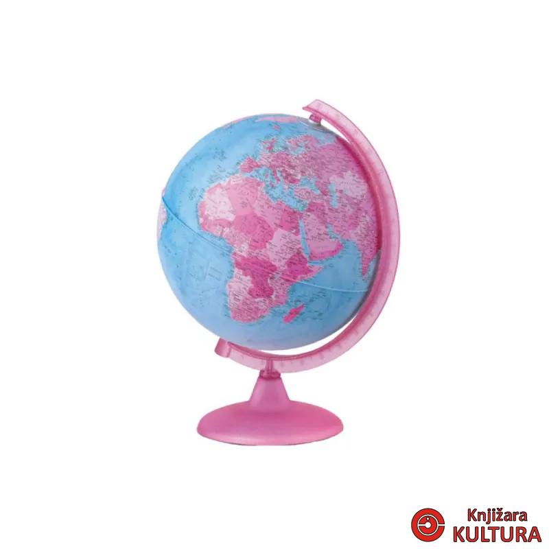GLOBUS TECHNODIDATTICA PINK SVIJETLEĆI F25 