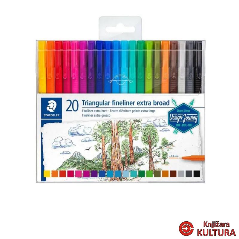 BROADLINER STAEDTLER 338TB20-C 20/1 