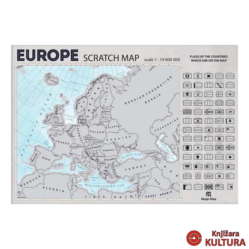 GREB GREB MAPA EVROPE 