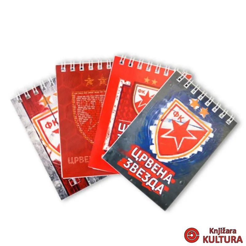 BLOKČIĆ SA SPIRALOM A7 CRVENA ZVEZDA 