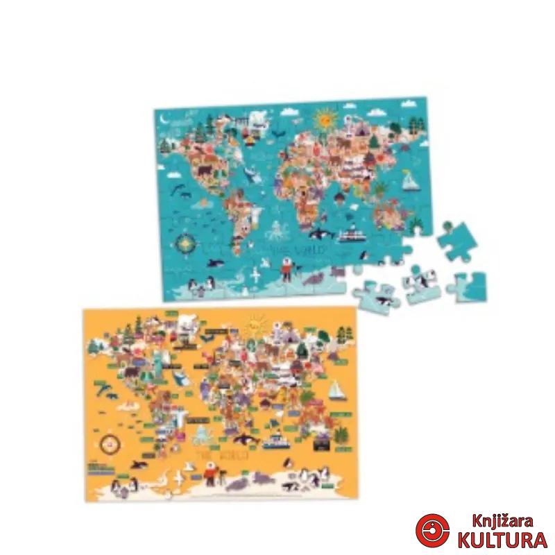 GREB GREB PIKTO MAPA WORLD PUZZLE 